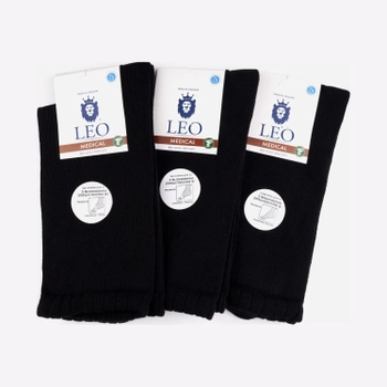 Шкарпетки Лео Медицина Преміум 36-40 Чорні (ROZ6400137680)