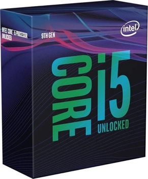 Процесор Intel Core i5 9600K 3.7 GHz (9MB, Coffee Lake, 95W, S1151) Box (BX80684I59600K) no cooler