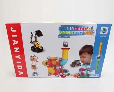 Конструктор Huada Toys J-13B магнитный 60 деталей (А1988)