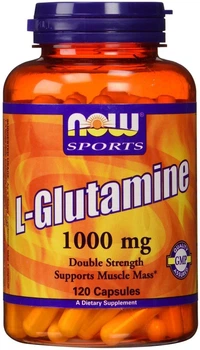 Suplement diety Now Foods Glutamina 1000 mg 120 kapsułek (733739000941)