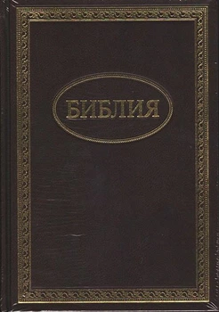 Біблія 073 тверда обкладинка, коричнева з рамкою (артикул 11732)