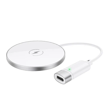 Беспроводная зарядка Hoco Magnetic Wireless Charger 15W white