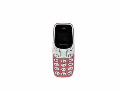 Міні мобільний маленький телефон AIEK L8 Star BM10 (2Sim) рожевий