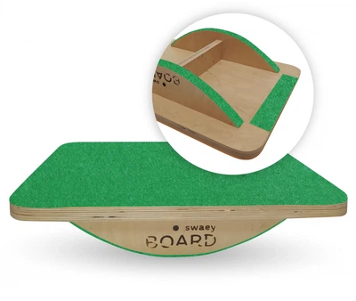 Балансир SwaeyBoard 50х35х10 см зеленый балансборд