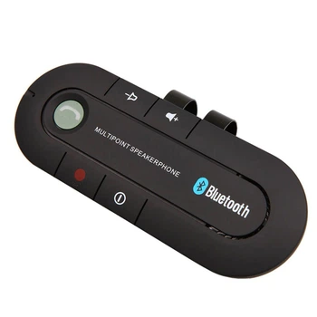Громкая связь Lesko Car Kit с встроенным микрофоном для автомобиля свободные руки функция записи Bluetooth