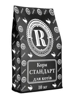 Сухий корм Ройчер Стандарт для котів з куркою 10 кг
