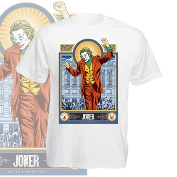 Футболка GBI "Joker dance" прямая классика, белый, S, ФБ-0167