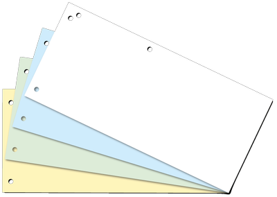 Индекс-разделитель Buromax картонный 10.5 х 23 см 100 шт (BM.3220-99)