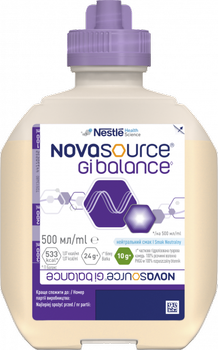 Энтеральное питание Novasource GI Balance Новосурс ГИ Баланс для детей от 3 лет 500 мл (7613036642712)