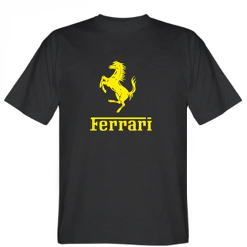 Чоловічі футболки Stedman Ferrari M логотип Чорний