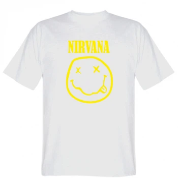 Мужская футболка Stedman Nirvana (Нирвана) M Білий
