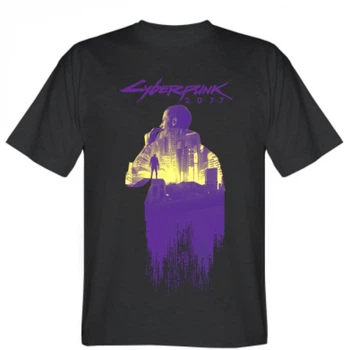 Чоловічі футболки Stedman Світ Cyberpunk 2077 XL Чорний