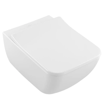 Унітаз підвісний безобідковий білий VILLEROY&BOCH VENTICELLO без сидіння 4611R001