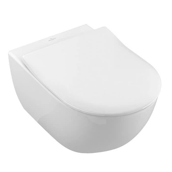 Унитаз подвесной белый VILLEROY&BOCH VERITY DESIGN 2.0 с сиденьем с микролифтом 5C98HR01