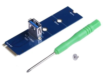 Райзер переходник M2 to USB 3.0 под райзер M.2 to PCI-E 533826606 Синий