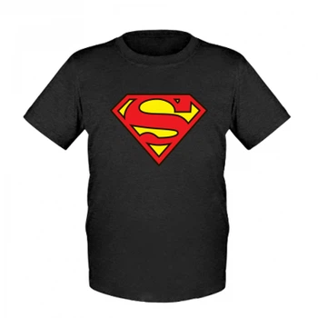 Дитяча футболка Stedman Superman Symbol XL Чорний