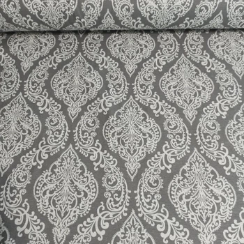 Тефлоновая Скатерть Tablecloth Вензель Серый 110*150 см