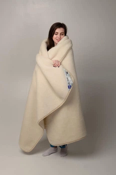 Одеяло MERINO из натуральной шерсти МЕРИНОСА 140х200 Hilzer M2