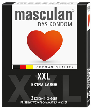 Презервативы Masculan XXL 3 шт (4019042000356/4019042701352)