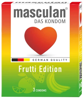Презервативи Masculan Frutti Edition 3 шт. (4019042001032/4019042700997)
