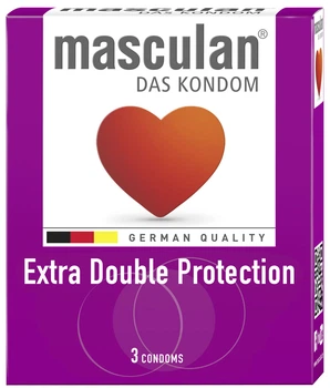 Презервативи Masculan Extra Double Protection 3 шт. (4019042003210/4019042701246)