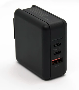 Зарядное устройство HQ-Tech 65W GaN Global Travel Charger, 1xUSB+2xUSB-C, PD, 65W, AC220V, Black, Box