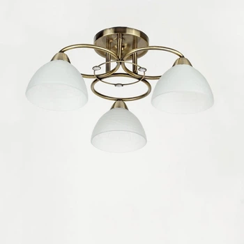 Люстра стельова Light House SH-16063/3 AB 400*400*220 бронза