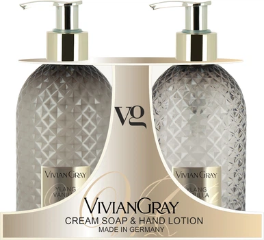 Набір Vivian Gray Ylang & Vanilla Gemstone Крем-мило 300 мл & Лосьйон для рук 300 мл (4250120735283)