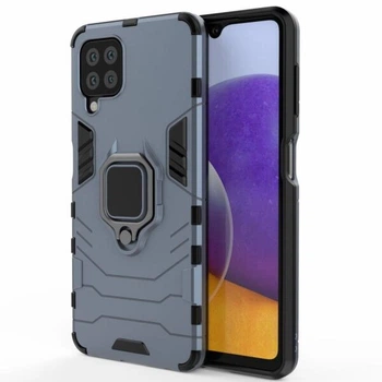 Чехол с подставкой Deexe Hybrid Case для Samsung Galaxy M32 (M325) - Blue