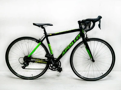 Велосипед Apollo Giro 10 28" (шоссейный, рама 15", черный/салатовый, б/у)