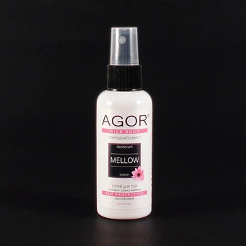 Жидкий антиперcперант с алунитом и цветочными эфирными маслами Mellow Agor 60 мл