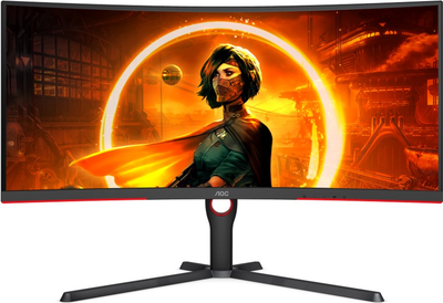 Монитор 34" AOC CU34G3S/BK