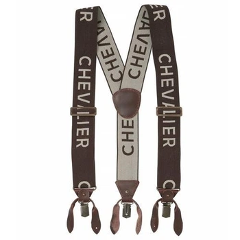 Подтяжки Chevalier Logo Suspenders Y образные коричневый