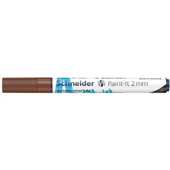 Маркер акриловый Schneider Paint-it 310 2 мм коричневый (S120107)