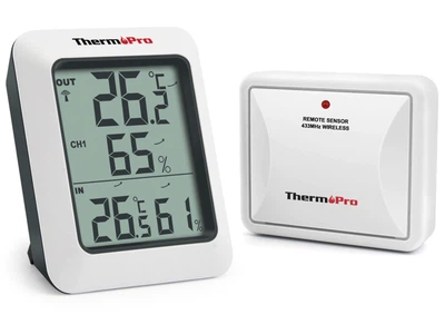 Термометр гигрометр Thermo Pro TP60S с внешним датчиком Серебристый (1009-906-00)