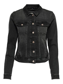 Джинсовая куртка ONLY ONLTIA LIFE DNM JACKET BB BEX072 NOOS 34 Черный 15202615 Black Denim