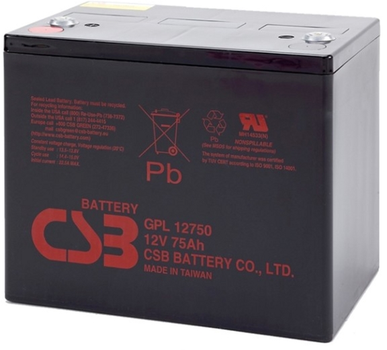 Аккумуляторная батарея CSB 12V 75Ah (GPL12750)