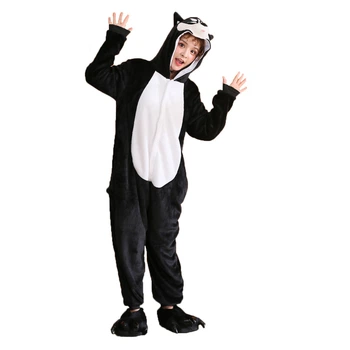 Кигуруми хаски Черный Kigurumi kcr0150 M