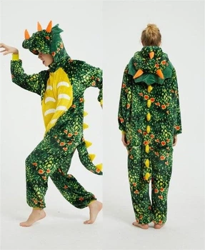 Кигуруми трицератопс Зеленый Kigurumi kcr0149 S