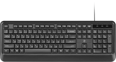 Клавиатура проводная 2E KS130 USB Black (2E-KS130UB)