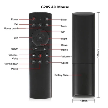 Пульт Air Mouse G20S 2.4 GHz для смарт приставки голосове управління гіроскопічний