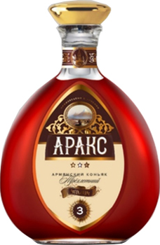 Бренди Аракс 3 года выдержки 0.5 л 40% (4850087002208)