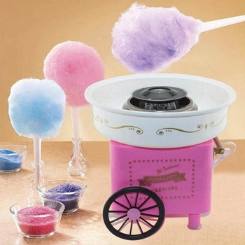Аппарат для сладкой ваты для дома Candy Maker машинка для приготовления сладкой ваты на колесикахG-0102