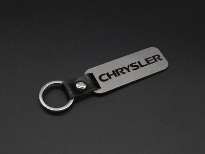 Брелок автомобільний для ключів Chrysler 10х2,5 см Сріблястий (BR-829)