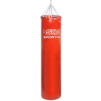 Боксерский мешок SPORTKO МП-01 ПВХ 180 см/45 см/80 кг красный