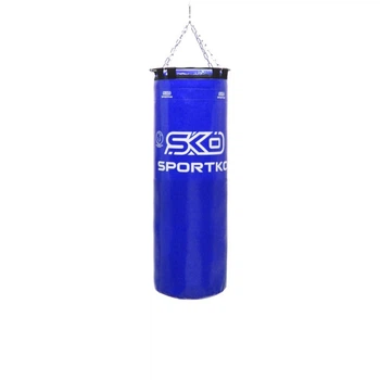 Боксерский мешок SPORTKO МП-61 ПВХ 75 см/29 см/15 кг синий