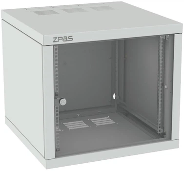 Шафа ZPAS 19", 18U, Z-BOX, з змінними бічними стінками, 600х600 мм, максимально 100кг Сіра (W-ZBOX6060-18S-011)