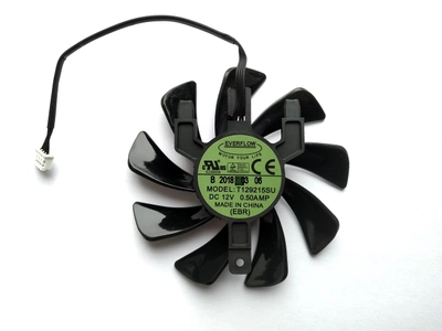 Вентилятор Everflow для видеокарты Sapphire T129215SU (T129215BU) (№170)