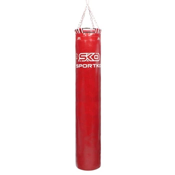 Боксерский мешок SPORTKO МП-06 ПВХ 180 см/35 см/70 кг красный
