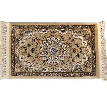 Килимок приліжковий Mutas carpet Mone Classic 50х80 см з орнаментом бежевий світлий (44102.015)
